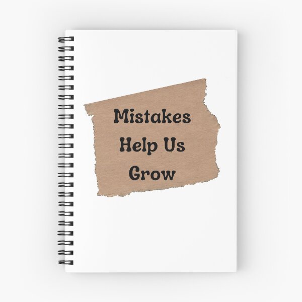 Item preview, Mistakes Help Us Grow - Funny and Cute T-Shirts Quotes designed and sold by Designspot2020.