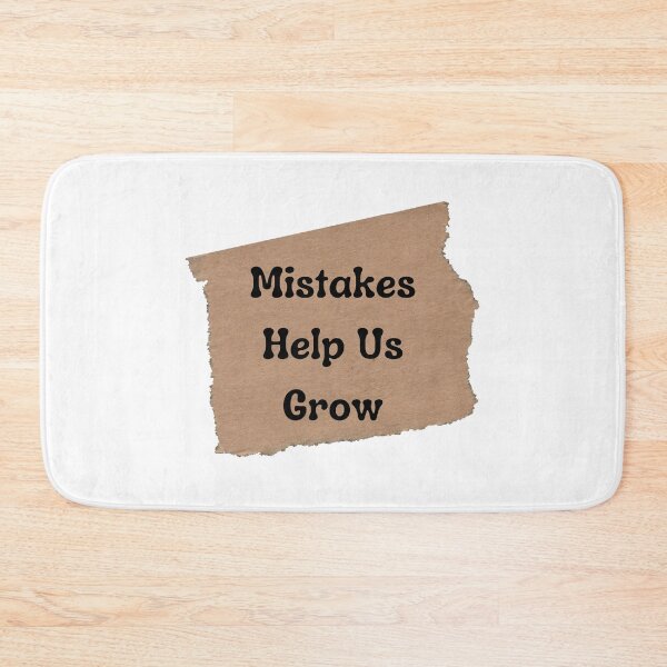 Item preview, Mistakes Help Us Grow - Funny and Cute T-Shirts Quotes designed and sold by Designspot2020.