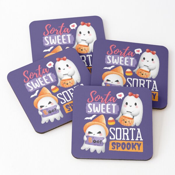 Item preview, Sorta Sweet Sorta Spooky Kawaii Ghosts Cute Kids Halloween designed and sold by petestyles.