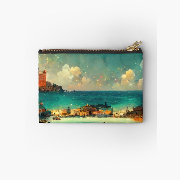 Item preview, Mediterranean Paradise Abstract AI Generated Art designed and sold by MeAI-Art.