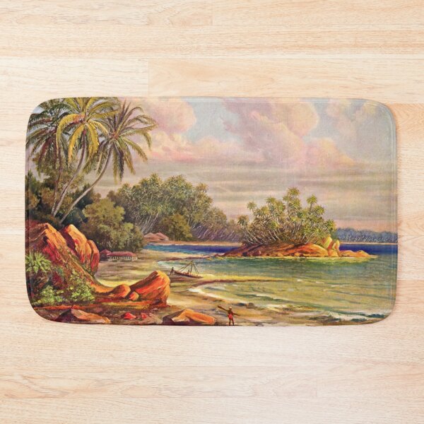 Item preview, Cocos Island at Belligema (Gan-Duva) Ceylon -Ernst Haeckel designed and sold by TeeARTHY.