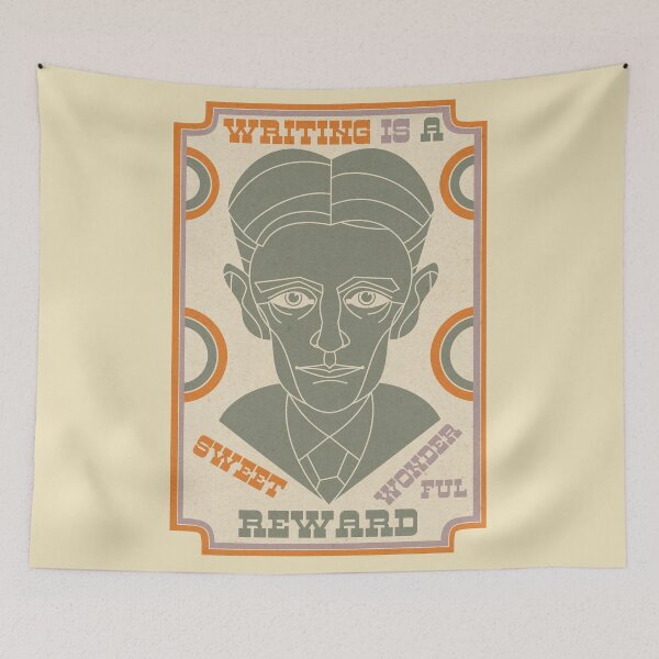Item preview, Writings is a sweet, wonderful reward - Franz Kafka designed and sold by jholbo.