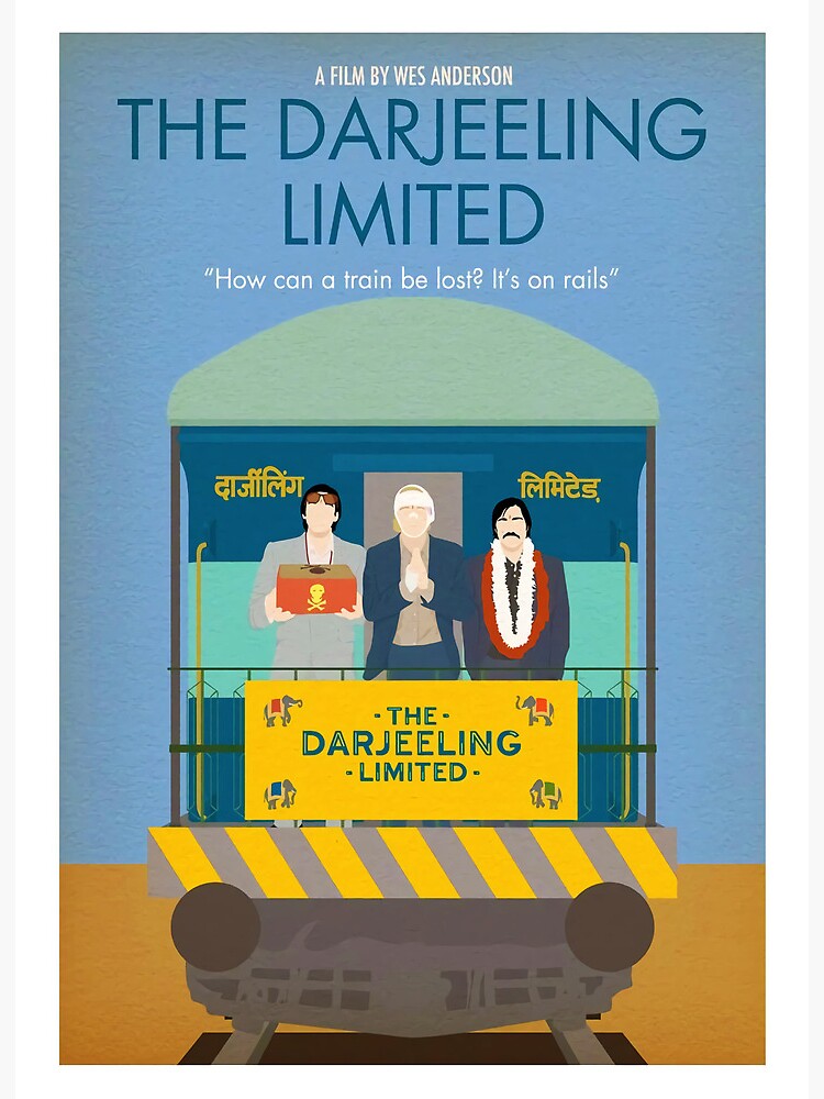 Wes Anderson Adrian Brody The Darjeeling Limited Film Art | Art Board Print