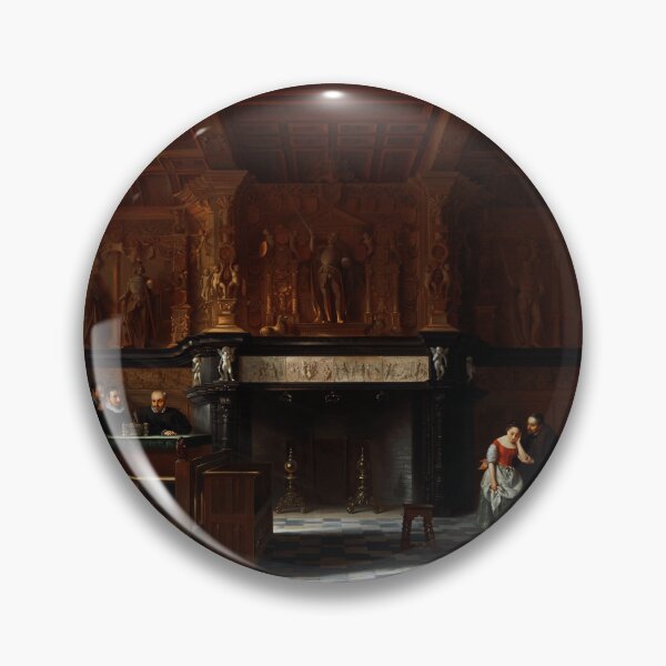 Item preview, The Courtroom Of The Burgt Vrije, In Bruges by François Joseph Corneille Haseleer Remastered Xzendor7 Classical Art Old Masters Reproductions designed and sold by Xzendor7 Digital Art Creations.