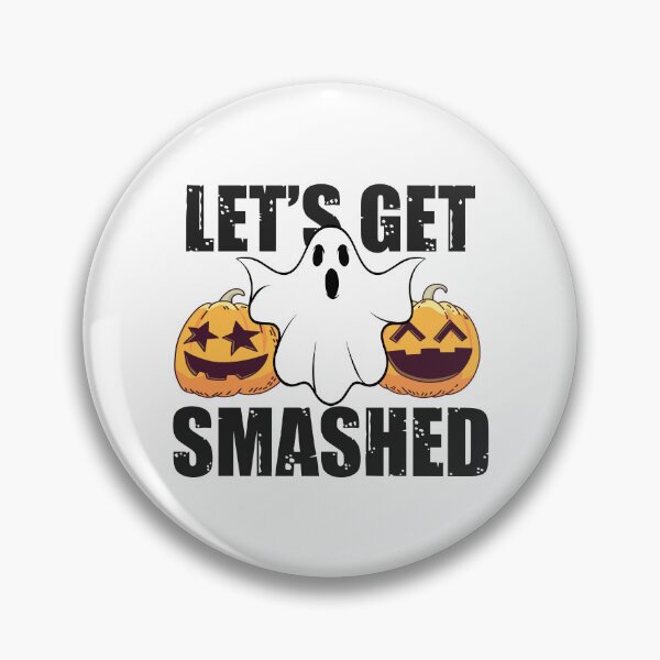 Item preview, Let's Get Smashed Funny Pumpkin Boo Halloween designed and sold by Bemumd-art.