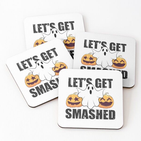 Item preview, Let's Get Smashed Funny Pumpkin Boo Halloween designed and sold by Bemumd-art.
