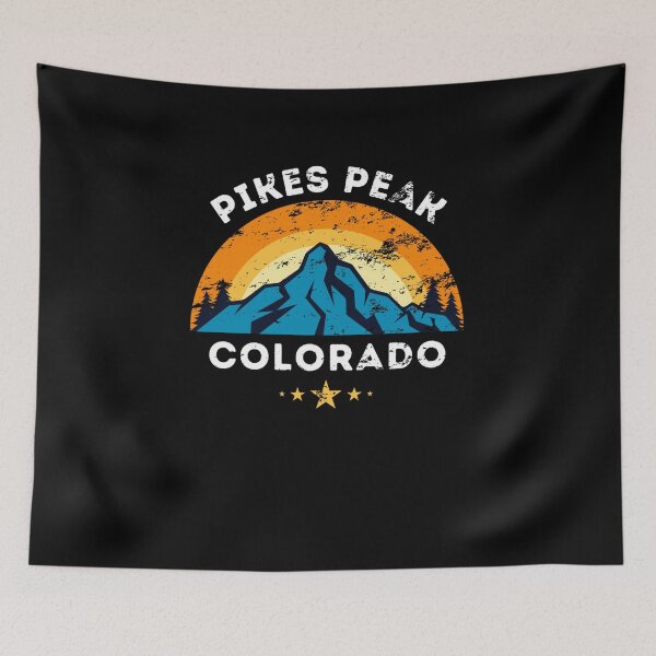 Item preview, pikes peak colorado mountains forest men women Retro Vintage designed and sold by Jeangel97.