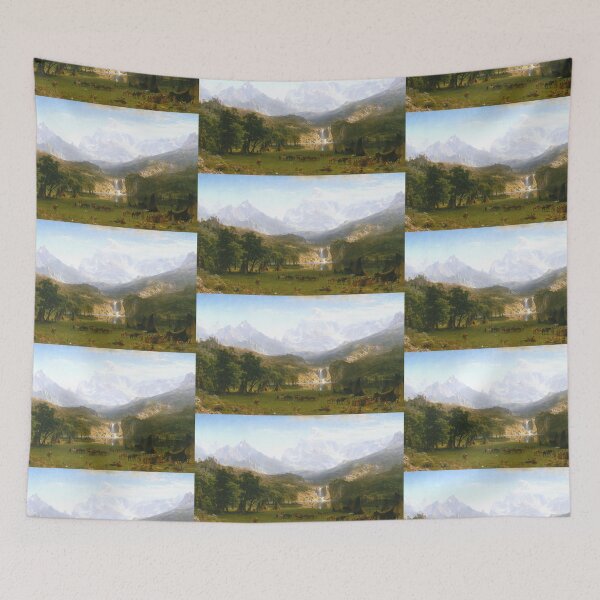 Item preview, Albert Bierstadt Rocky Mountains, Lander's Peak  designed and sold by OldTimeArt.