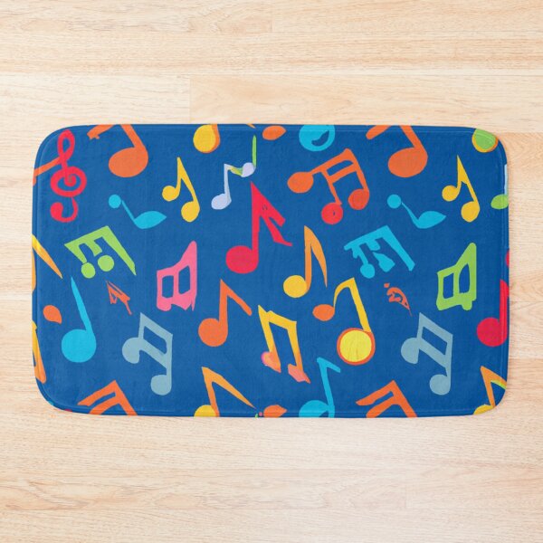 Item preview, Colorful Music Notes Pattern designed and sold by Zestpond.