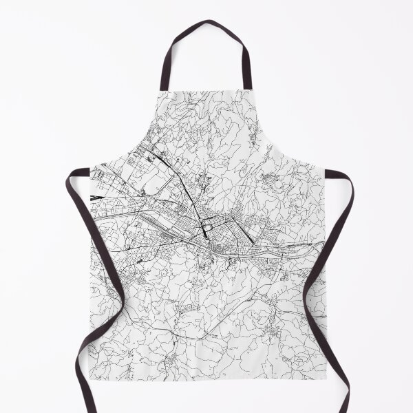 Item preview, Florence White Map designed and sold by multiplicitymap.