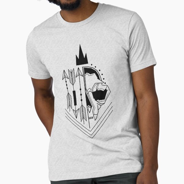 Cat Skull (original) Tri-blend T-Shirt