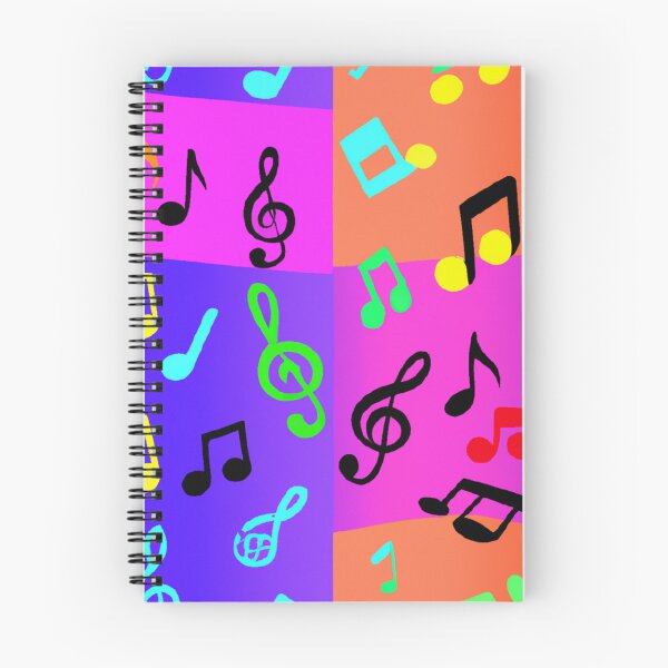 Item preview, Colorful Music Notes Pattern designed and sold by Zestpond.