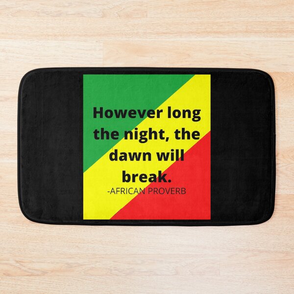 Item preview, African idioms: however long the night, the dawn will break. designed and sold by AfricanProverbs.