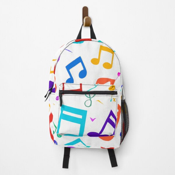 Item preview, Colorful Music Notes Pattern designed and sold by Zestpond.