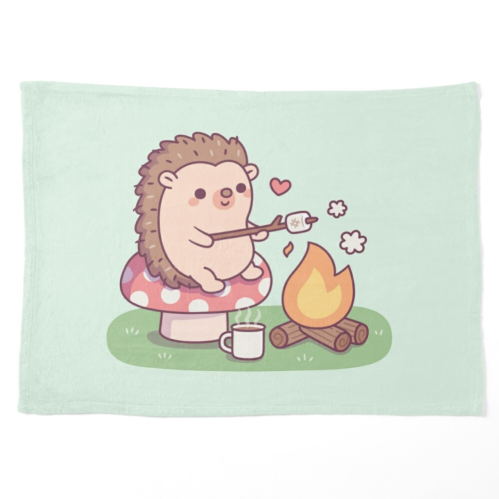 Hedgehog Rain/Milk Blanket