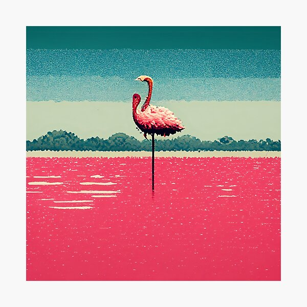 Artikelvorschau, Flamingo 16-Bit-Retro entworfen und verkauft von pekulir.