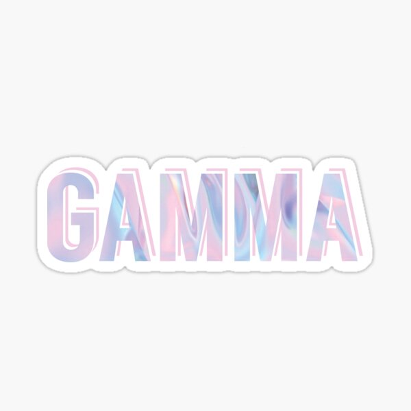 gamma Sticker