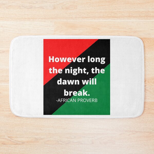 Item preview, African idioms: However long the night, the dawn will break. designed and sold by AfricanProverbs.
