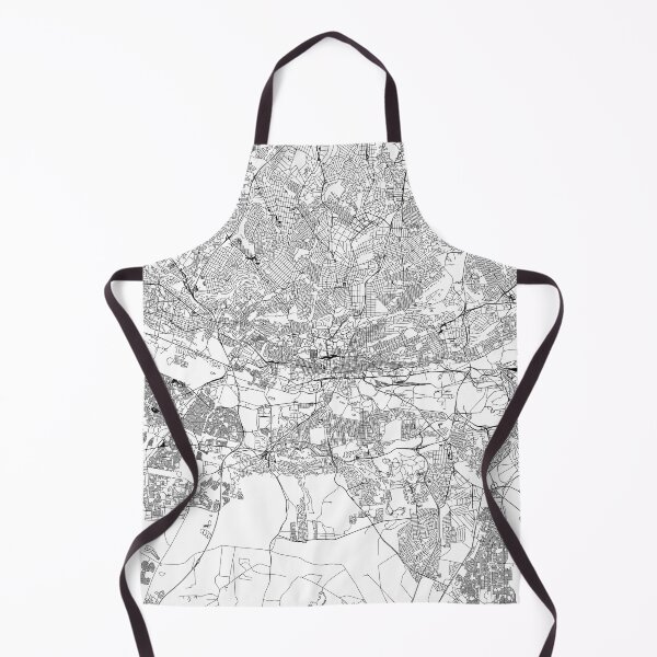 Item preview, Johannesburg White Map designed and sold by multiplicitymap.
