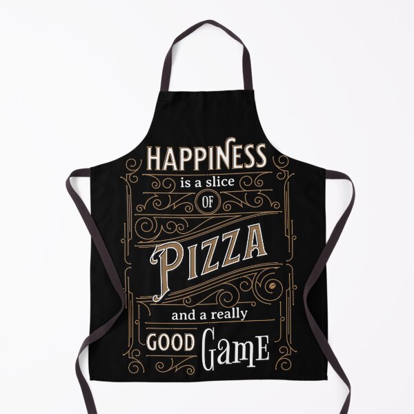 Item preview, Happiness is gaming and pizza designed and sold by JoRealm.