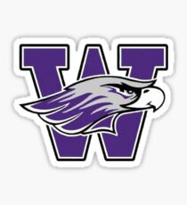 UW-Whitewater Warhawk W Sticker