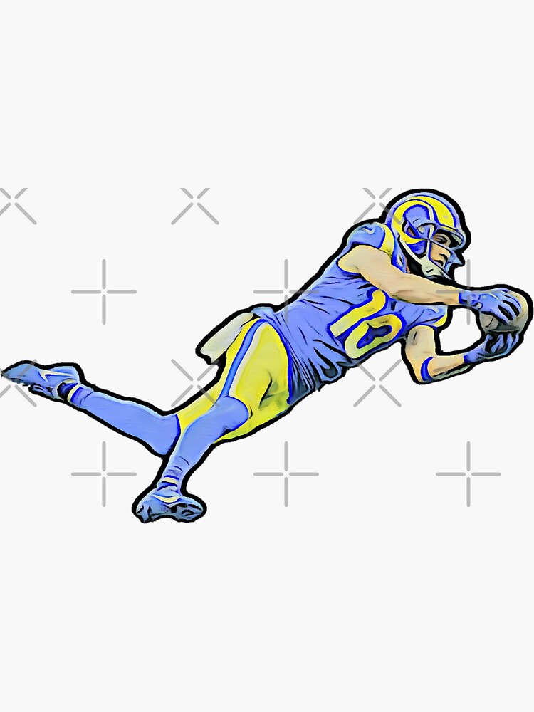 How to Draw Cooper Kupp for Kids - Los Angeles Rams Football 