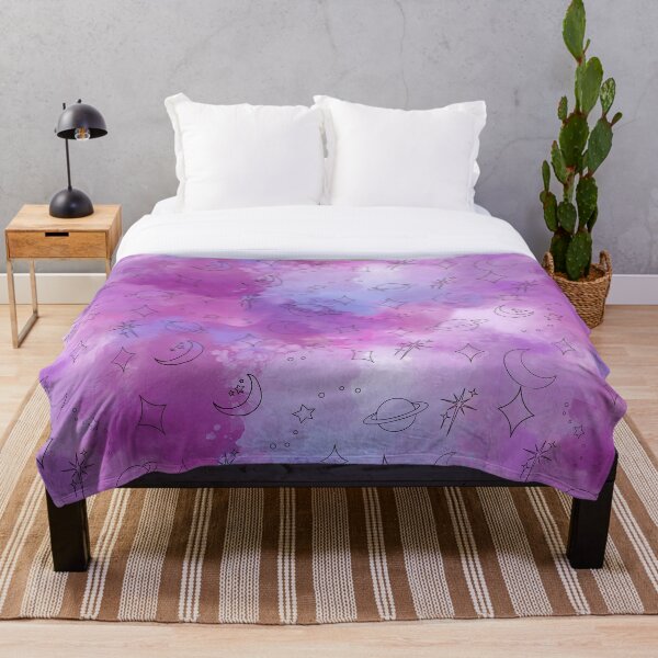 Artikelvorschau, Lila Sterne-Muster entworfen und verkauft von Jackie's Design Store.