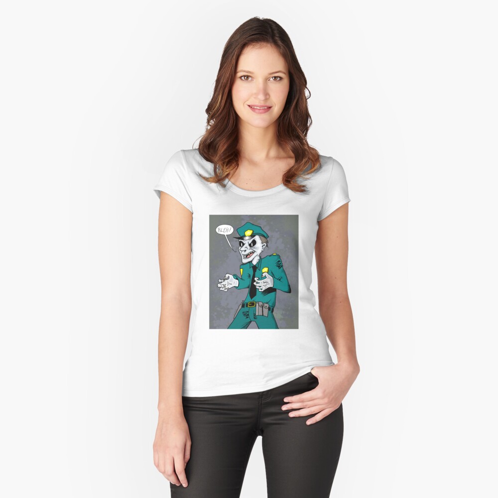 Item preview, Fitted Scoop T-Shirt designed and sold by Skinrash.