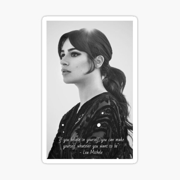 Vista previa del artículo con la obra «Lea Michele Quote Part Two - Muchos artículos disponibles», diseñado y vendido por fandomxclothing.