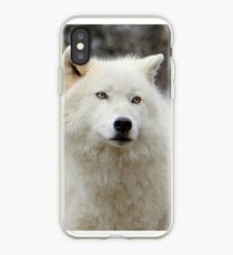 Arctic Wolf Close Up iPhone Case