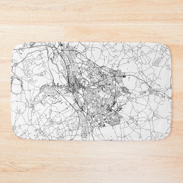 Item preview, Oxford White Map designed and sold by multiplicitymap.