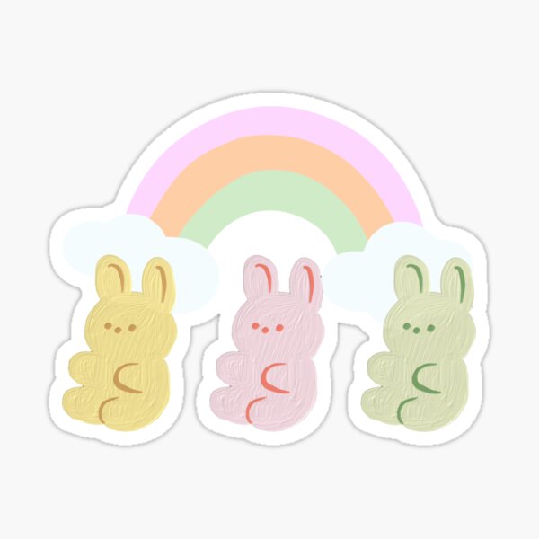 "Rabbits" Sticker for Sale by ulviasadov | Redbubble