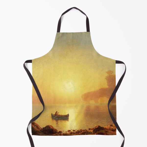 Item preview, Albert Bierstadt Indian Canoe designed and sold by OldTimeArt.
