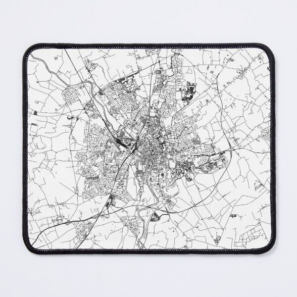 Item preview, York White Map designed and sold by multiplicitymap.