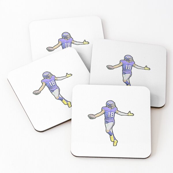 Item preview, Justin Jefferson vikings wide receiver bold cartoon  designed and sold by eNVy Co.