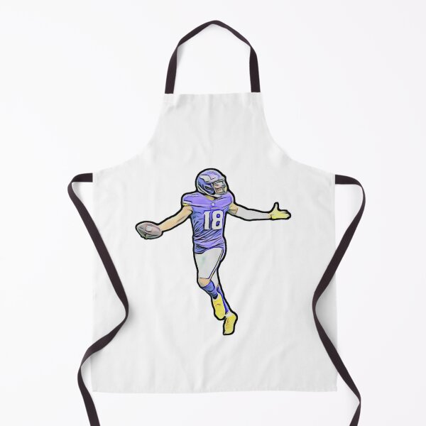 Item preview, Justin Jefferson vikings wide receiver bold cartoon designed and sold by eNVy Co.