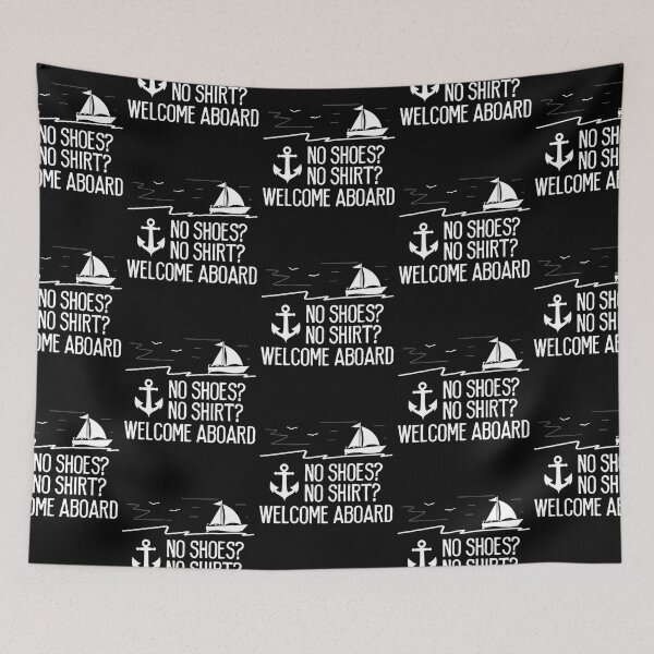 Item preview, No Shoes No Shirt Sailing designed and sold by lloyd68.