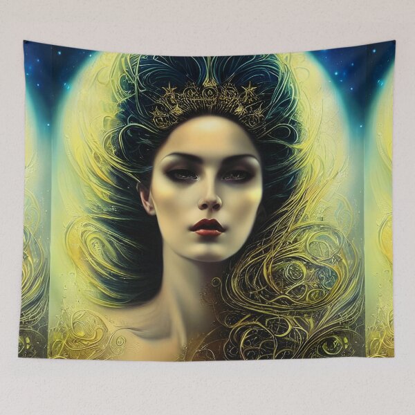 Item preview, Witch of Moonlight designed and sold by Red Witch Art.