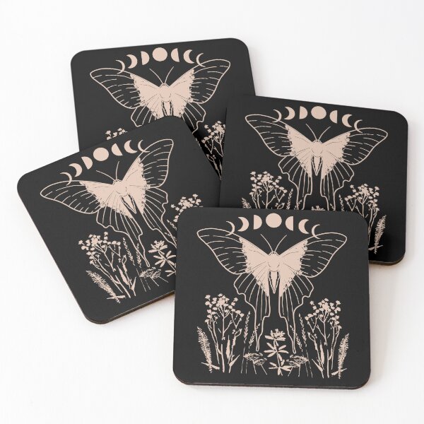 Item preview, Butterfly Moon Phases Cottagecor Grunge Fairycore designed and sold by tammyrange.