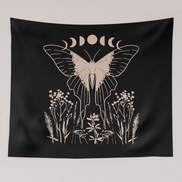 Item preview, Butterfly Moon Phases Cottagecor Grunge Fairycore designed and sold by tammyrange.