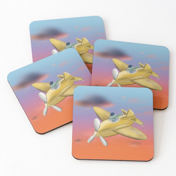 Item preview, Bean Takes Flight - Sunset designed and sold by mwkairos.