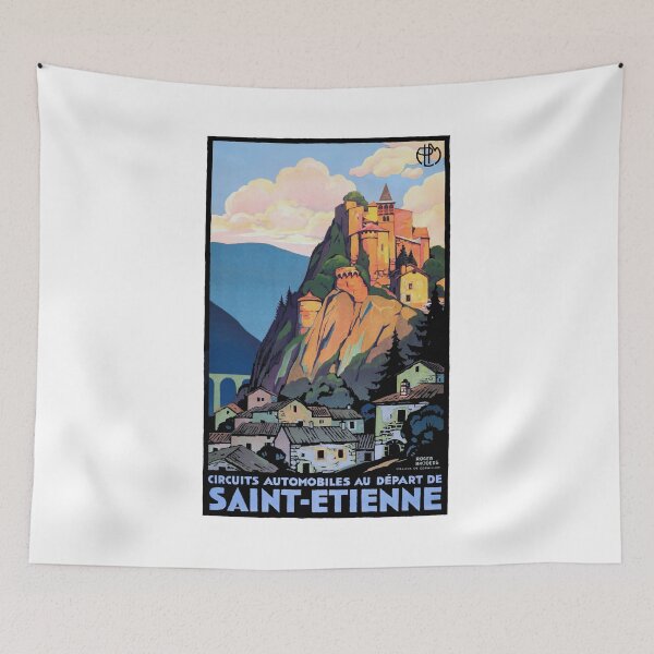 Item preview, 1929 FRANCE Cornillon Saint Etienne PLM Travel Poster designed and sold by retrographics.
