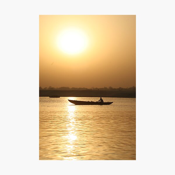 Varanasi, ganges river. Photographic Print