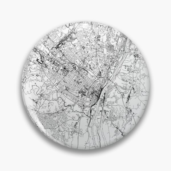 Item preview, Albany White Map designed and sold by multiplicitymap.