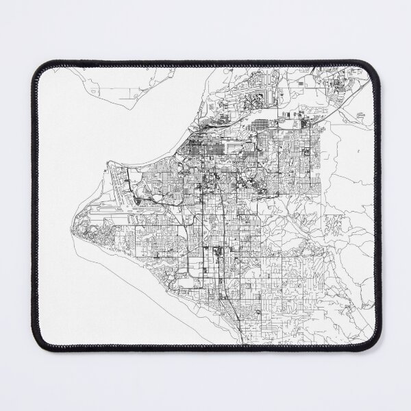Item preview, Anchorage White Map designed and sold by multiplicitymap.