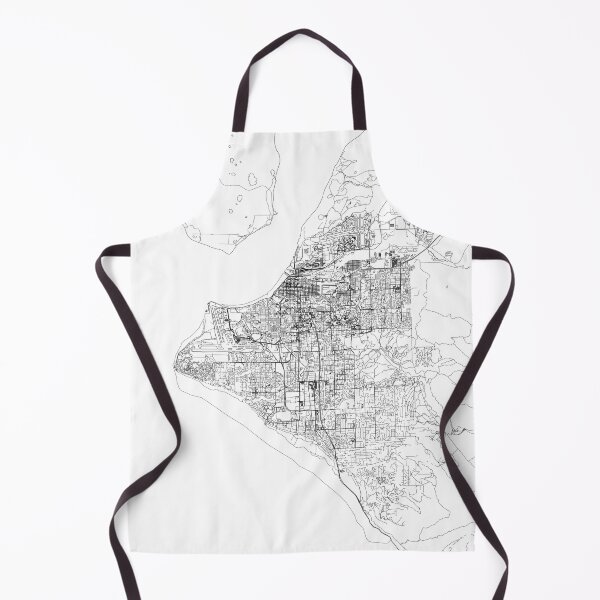 Item preview, Anchorage White Map designed and sold by multiplicitymap.