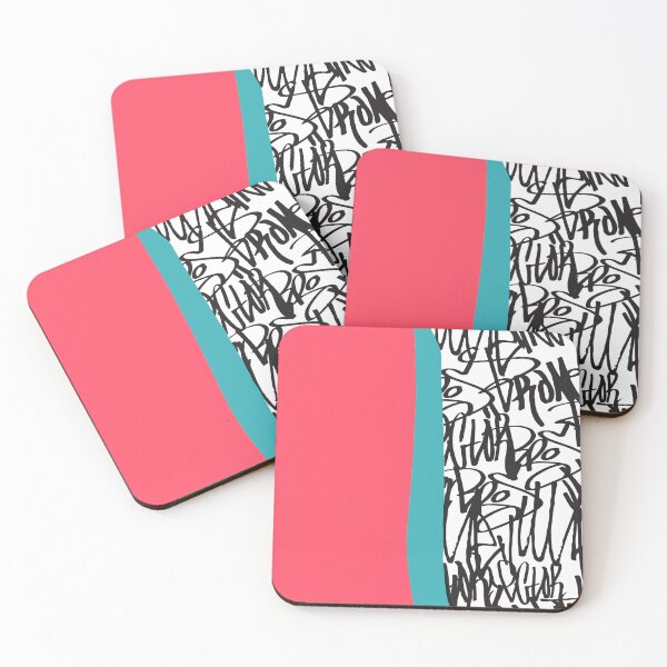 Item preview, Coral Red Graffiti designed and sold by Irena Orlov.