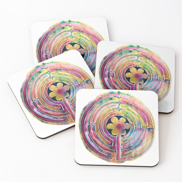 Item preview, Watercolor Labyrinth designed and sold by heartsake.