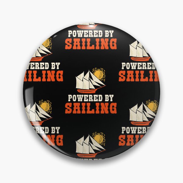 Item preview, Powered By Sailing Boat Captain Sailors designed and sold by lloyd68.