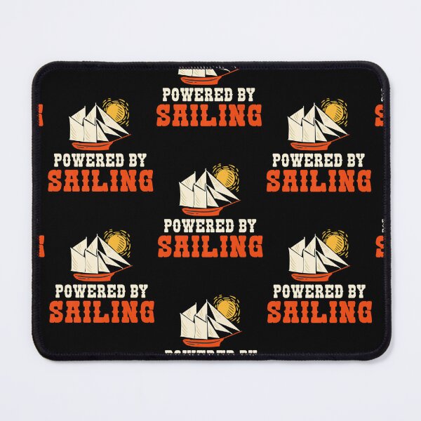 Item preview, Powered By Sailing Boat Captain Sailors designed and sold by lloyd68.